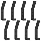 8Pcs Coat Hooks Wall Mounted Wall Racks Hat Towel Bag Hooks for Wall HangingⓀ
