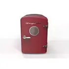 0.3 Cu. Ft. 6-Can Retro Mini Fridge in Red