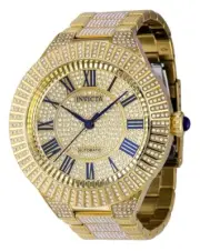 Invicta Specialty Automatic Men's Watch - 54mm, Gold 36867 NEW