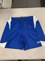 Under Armour soccer shorts, Royal, Mens XL