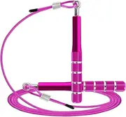 Jump Rope for Men | Steel Wire Skipping Rope Exercise Jump Cable - High Strength Gym Jumping Cord Skipping Cable for Weight Loss Body Shaping