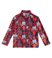 [Vilebrequin Kids] Vilebrequin Kids Ginko printed rashguard top Y 4 multicoloured