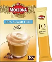 [Moccona] Latte Sugar Free 10 x 12g x 5