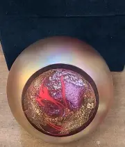Glass Eye Studio MARS Paperweight 3" Celestial Series NEW IN BOX