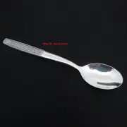 Solid 999 Fine Silver Spoon Lucky 福 Pattern Handle Dinner Spoon 5.11inch