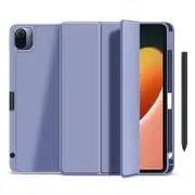 Shockproof Smart Cover TPU Case For iPad 9th Gen 10.2" Pen Slot - Lavender Grey