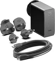 [KFD] 140W USB C Charger, PD3.1 GaN Fast Laptop Wall Charger Power Adapter for MacBook Pro 16'', Dell XPS, iPhone 16/15, Chromebook, Samsung S24/S23, US/UK/EU/AU Interchangeable Plugs Travel Companion