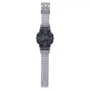 CASIO 時計屋 G-SHOCK GA-110SKE-8A 雙顯男錶 半透明 樹脂錶帶 防水 GA-110SKE