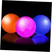 Glow in The Dark Golf Balls, Golf Sports Games for Men 3 Pack: Pink&Orange&Blue