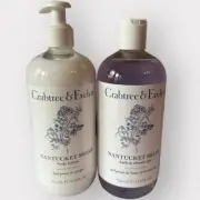 CRABTREE & EVELYN Bath Shower Gel Lotion Lot NANTUCKET BRIAR Jumbo Size NEW