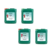 Canna Classic Vega A+B & Flores A+B - 4 x 5L Set - Run-to-Waste Base Nutrient