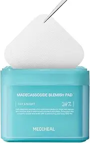 [Mediheal] Madecassoside Toner Pads - with Centella Asiatica to Treat Blemishes and Improve Uneven Skin Tone - Vegan Gauze Fabric