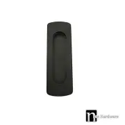 Matt Black Finish Flush Pull (120mm x 40mm) - Sliding Door Handle (1159MB)