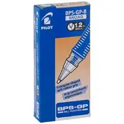 Pilot BPS-GP Ballpoint Pen 1.2mm Blue 12 Pack