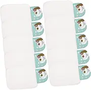 Hohopeti Newborn to Senior 10 Pcs Cotton Sweat Absorbing Towels Soft Gentle Multi-Purpose Breathable Machine Washable