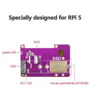 MPS2280 PCIE M.2 NVME 2280 2230 2242 Gen3 SSD HAT for Raspberry Pi 5