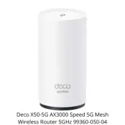 TP-LINK Deco X50-5G AX3000 Speed ​​5G Mesh Wireless Router 5GHz 99360-050-04