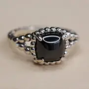New Authentic Pandora Ring Vibrant Spirit Black Crystal 197188NCK W Suede Pouch