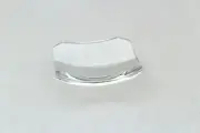 Square Clock Glass 3 1/2" Dome Face Convex Concave Lens 3.5" Mitered Corners