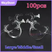 Dental Cheek Retractor Orthodontic Mouth Opener C Shape Lateral Open S/M/L 3Size