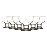 6x LAV 285ml Destina Glass Ice Cream Bowls Fruit Sundae Dessert Dishes Set