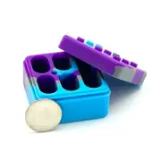 2x Pack Divided 26ml Silicone Container Lego Food-Grade Silicone *FAST SHIP*
