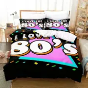 v1919 Bed Sheets TV series I Love The s Logo Bedding Set Duvet Cover Bed Set Quilt Cover Pillowcase Comforter king Queen Size Boys Adult 3-Piece Beddi