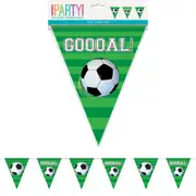 Soccer Ball Plastic Flag Banner