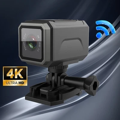 4K Action Camera HD WiFi Camcorder Outdoor Sport Waterproof 1.3" Video Recorder