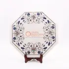 12" Marble White Handmade Antique Top Table Lapis Fine Floral Art Home Depot Top