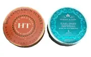 Lot 2 Harney & Sons Hot Cinnamon & Earl Grey Imperial 10 Tea Sachets To-go Tins