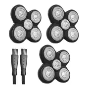 Replacement Blades Compatible Freebird Flex Series Bald Men Head Shaver 1 2 3 PK