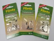 Coghlan's 10 Flints Camp Stoves Lanterns Cigarette Lighters Reclosable bag x3