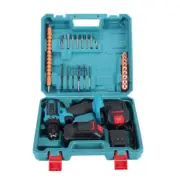 NEW Electric Screwdriver Cordless Hand Drill Driver Impact Drill with 2 Battery