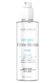 Wicked Simply Timeless Aqua Jelle Water Based Lubricant with Vitamin E | 120ml (4oz)