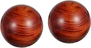 2Pcs Handheld Massage Ball Ornament for Portable Desktop Craft for Hand Exercise and Muscle Relaxation