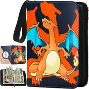 Trading Card Binder Pokemon 9 Pocket 900 Cards Holder Collectible Storage Organiser Sleeves Protection Hobby Display Case Boys Girls Gift Fun Keepsake