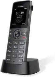 W73H IP-DECT Handset Phone with Colour Display 1.8 Inch, Docking Station and Pow