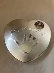 Carter's Child of Mine Baby Handprint Kit. Heart Shaped. Plaster.