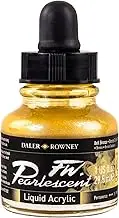 FW Pearlescent Liquid Acrylic Ink 29.5ml DALER-ROWNEY - Bell Bronze