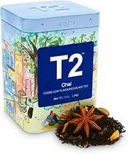 T2 Tea Chai Black Tea, Loose Leaf Black Tea in T2 Icon Tin 2020, 100 g
