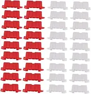 Vaguelly 100pcs Drift Race Track Set Inches Race Track Mini Barricades for Kids Realistic Traffic Toys