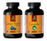 Antioxidant anti aging - GRAVIOLA – GRAPE SEED EXTRACT COMBO 2B - grape seed