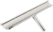 Respicefinem 12in Silver Alloy Steel T Type Lathe Tool Rest with 5/8in Post for Wood Turning Accessories Ideal for Most Mini and Medium Sized Lathes