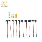 10x Add-a-Circuit Fuse Adapter with Standard & Mini Tap Blade Fuse Holder 12V