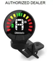 D'Addario PW-CT-26 Nexxus 360 Rechargeable Tuner Guitar & Bass &Ukulele