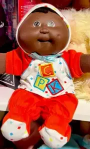 Cabbage patch kids doll hasbro Bean Butt baby African American Ethnic RARE