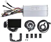 Electric Bike Conversion BRUSHLESS Motor Controller and LCD8S Panel Set 30A SINE for 48V1000W 1500W Motor DIY Modification KIT