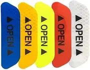 Veewon 16pcs Car Door Open Sign Night Visibility Reflective Sticker Tape Safety Warning Decal Decoration