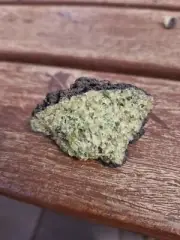 Raw Olivine/Peridot/Fosterite bomb, 50gm, From Mt Shadwell, Victoria, Aust.